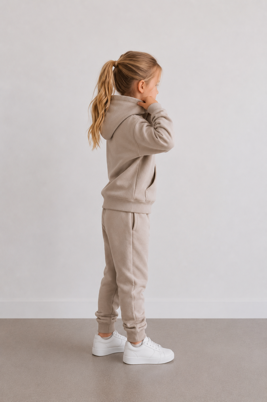 Kids Hoodie - Latte