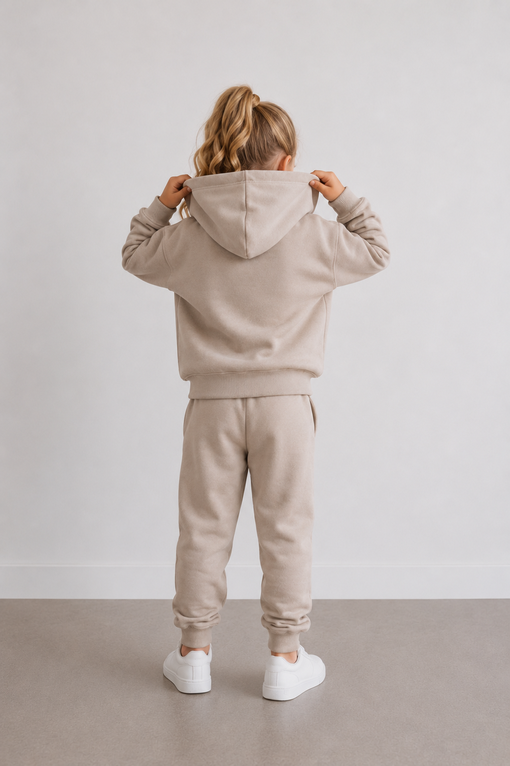 Kids Hoodie - Latte